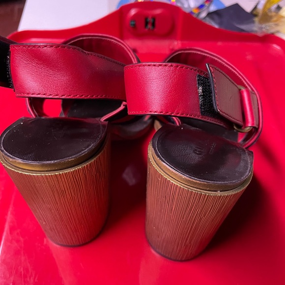 Gucci Querelle Suede Web Sandal, Marron Glace 38 - Picture 3 of 4